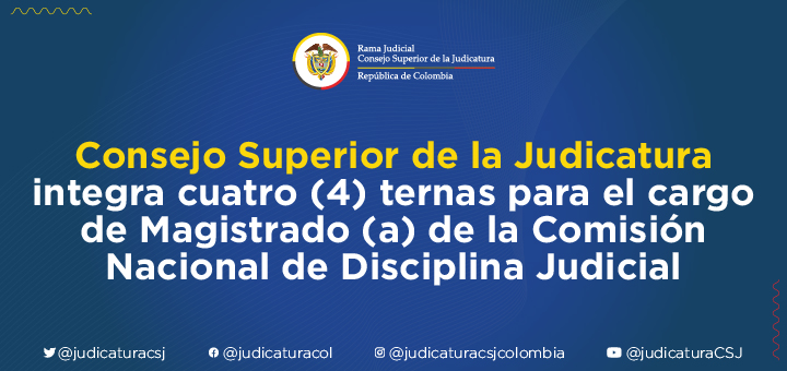 Los nombres fueron puestos a consideración del Congreso de la República, instancia encargada de la elección.