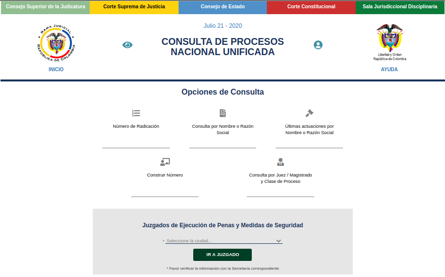 Unirse desayuno Temblar consultar proceso judicial - Rama Judicial