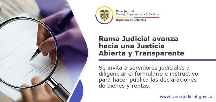 El Consejo Superior de la Judicatura reitera su compromiso de garantizar la transparencia y publicidad no solo en las decisiones judiciales, sino en la conformación del recurso humano de la Rama Judicial