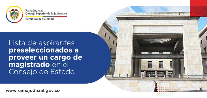 Se trata de llenar la vacante del magistrado German Bula Escobar