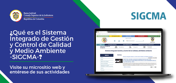 Conozca el Micrositio del Sistema Integrado de Gestión y Control de la Calidad y del Medio Ambiente - SIGCMA