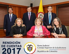 Vea en directo por Canal Institucional “Rendición de Cuentas año 2017” del Consejo Superior de la Judicatura
