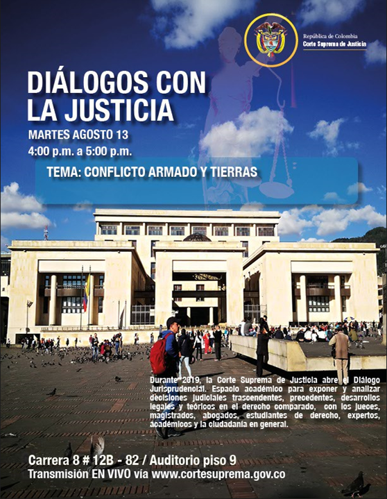 La Corte Suprema de Justicia invita a todos los servidores judiciales del país a conectarse con la transmisión en directo del espacio, “Diálogos con la Justicia
