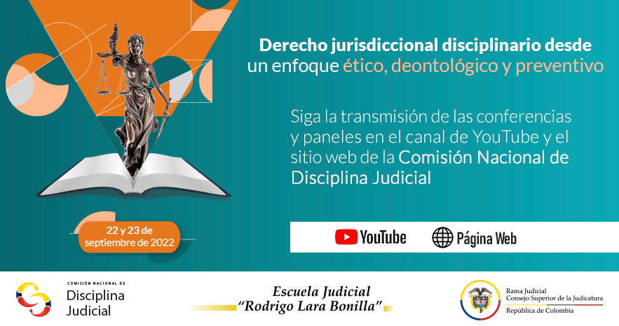 Vea en directo por Canal Institucional, streaming y a través de redes sociales, las II Jornadas de Derecho Disciplinario