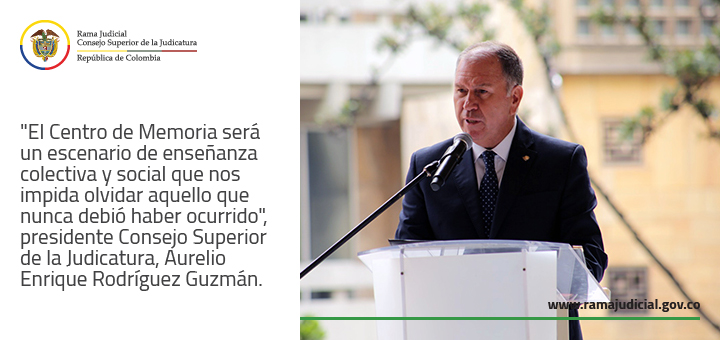 Judicatura crea el Centro de memoria del holocausto del Palacio de Justicia y del derecho a la vida