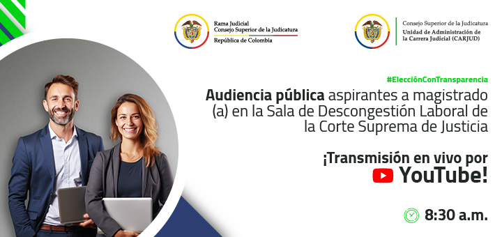 Siga en directo, entrevista aspirantes a magistrado (a) Corte Suprema de Justicia