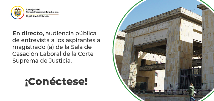 Hoy, entrevista en audiencia pública aspirantes a Corte Suprema de Justicia
