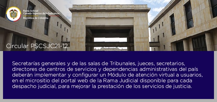 Protocolo para la implementación del módulo de atención virtual a usuarios
