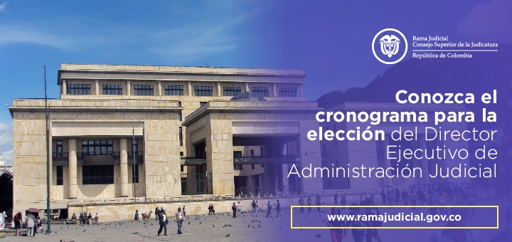 El Consejo Superior de la Judicatura publica cronograma para elección de Director Ejecutivo Imagen de noticia pequeña el consejo