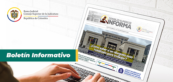 Consulte el Boletín Informativo sobre los trámites de la Unidad Nacional de Registro de Abogados y Auxiliares de la Justicia Imagen de noticia pequeña consulte e