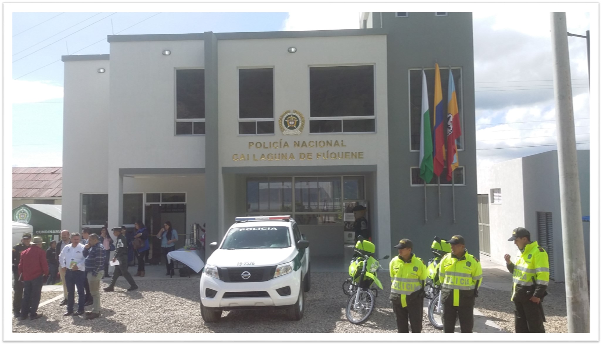 DURANTE EL TRÁMITE DE VERIFICACIÓN DE CUMPLIMIENTO DE FALLO DE ACCIÓN POPULAR, SE LOGRÓ LA CONSTRUCCIÓN DE LA PRIMERA ESTACIÓN DE POLICÍA AMBIENTAL DE COLOMBIA LAGUNA DE FÚQUENE, LA CUAL TIENE COMO FIN LA PROTECCIÓN DEL ECOSISTEMA LAGUNAR.