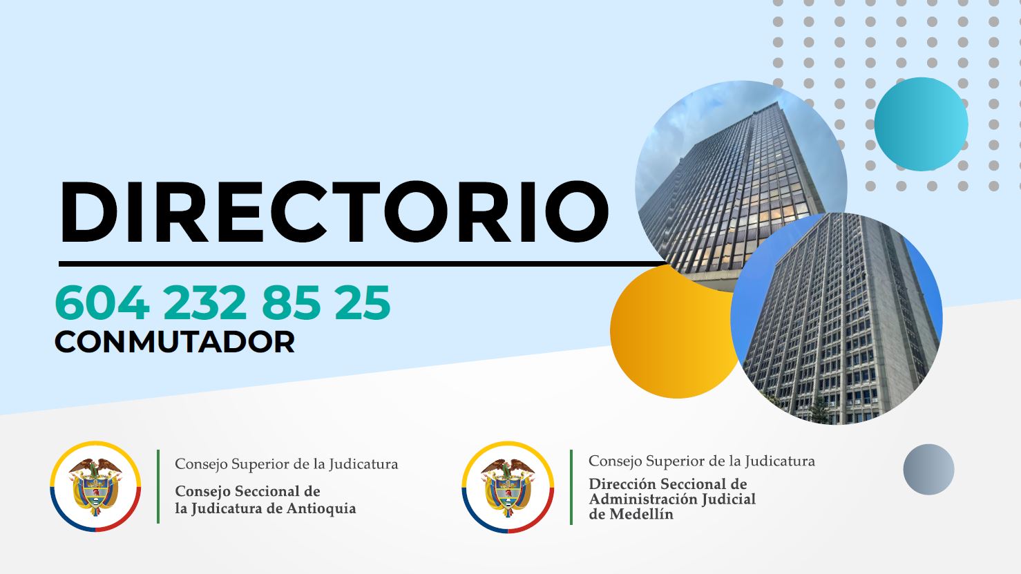 NUEVO DIRECTORIO TELEFONICO  EDIFICIOS JOSE FELIX DE RESTREPO Y EDATEL