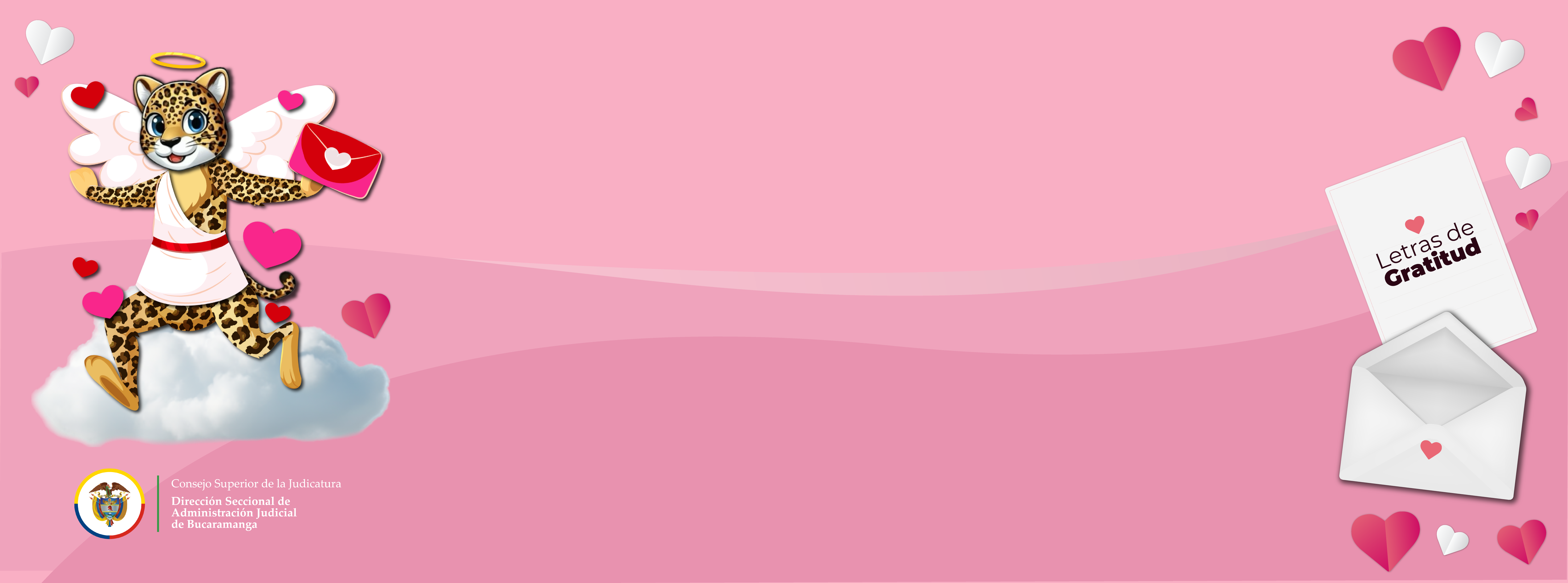 Banner Letras de Gratitud