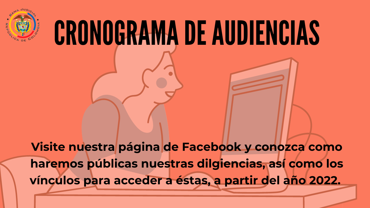 CRONOGRAMA DE AUDIENCIAS