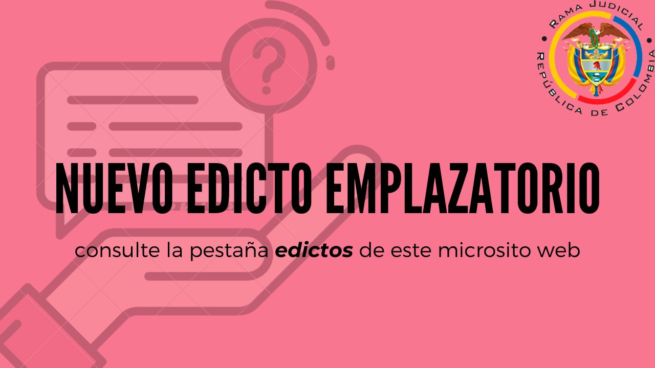 EDICTO EMPLAZATORIO
