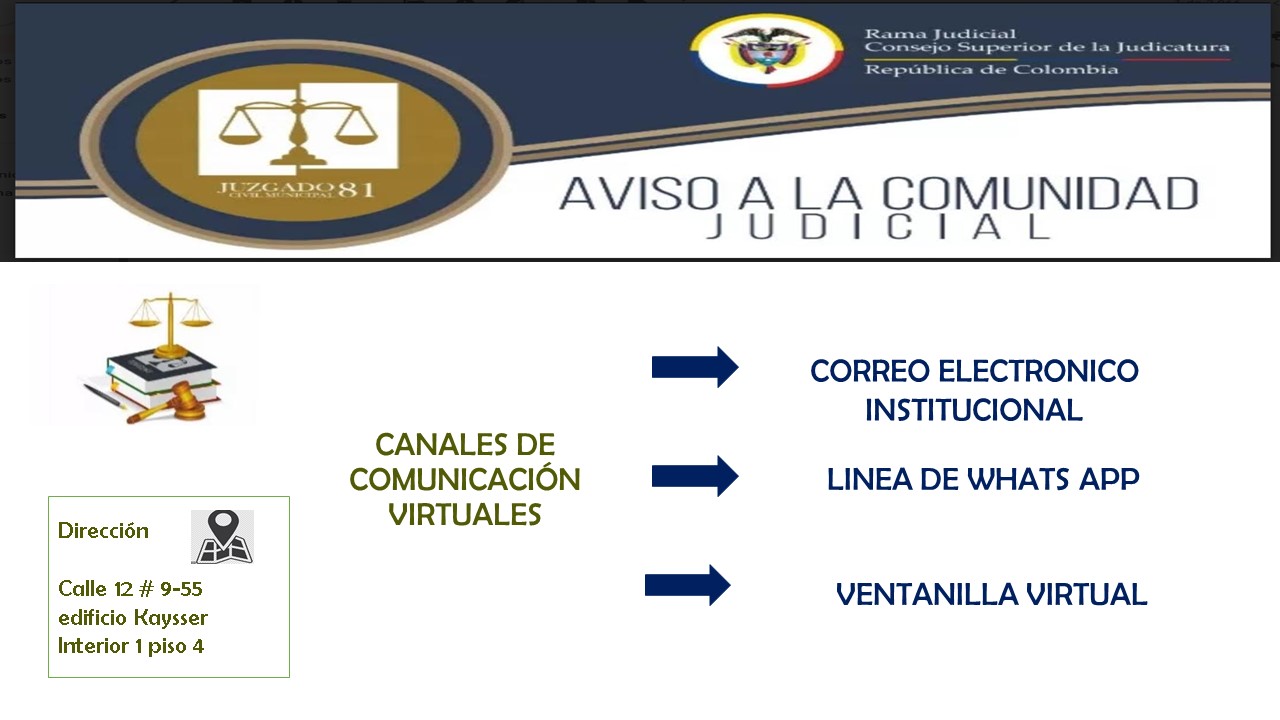 Canales de comunicación