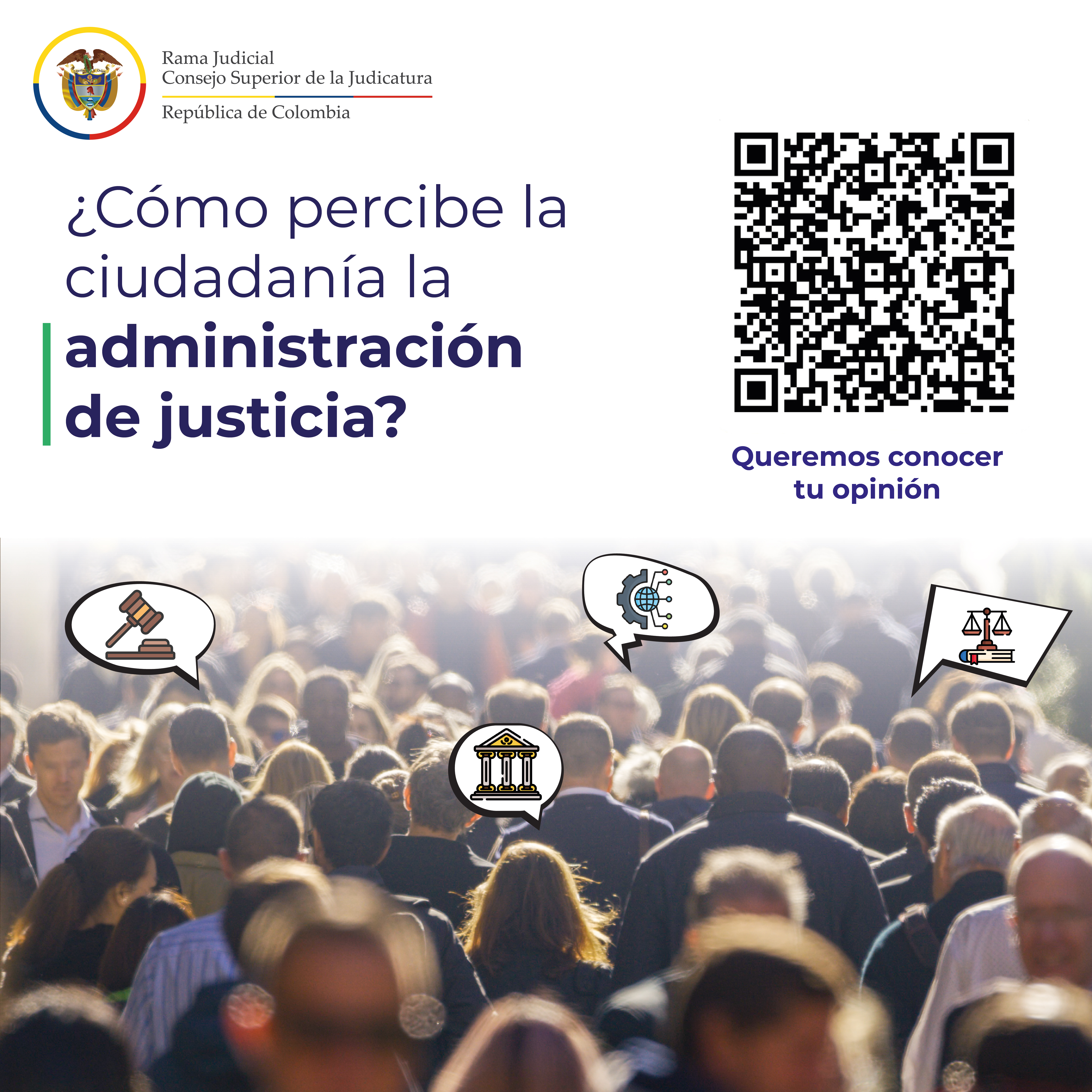 𝐂𝐈𝐑𝐂𝐔𝐋𝐀𝐑 𝐂𝐒𝐉𝐍𝐒𝐂𝟐𝟒-𝟑𝟓𝟑 Su opinión es muy importante ¿Cómo percibe los servicios de justicia?