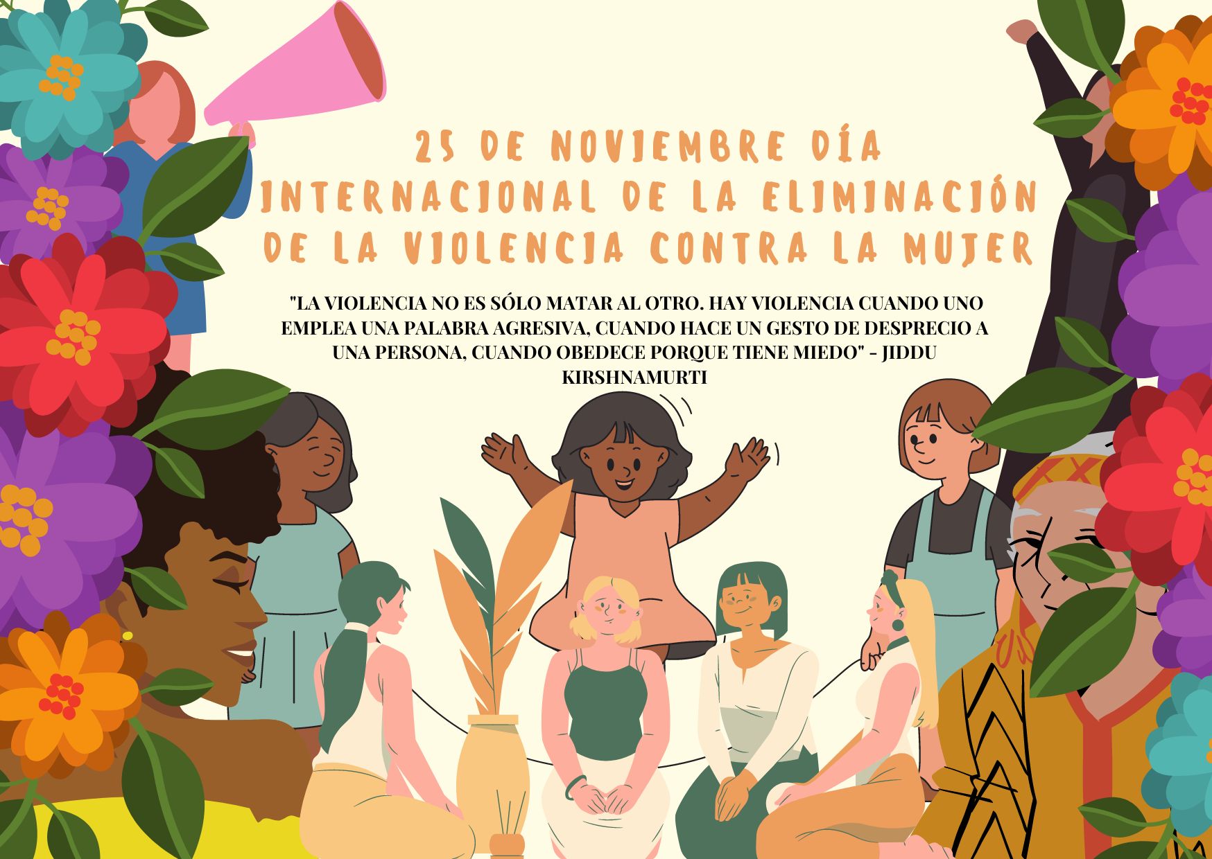 25N - Día Internacional de Eliminación de todas las formas de violencia contra la Mujer