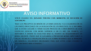 AVISO INFORMATIVO