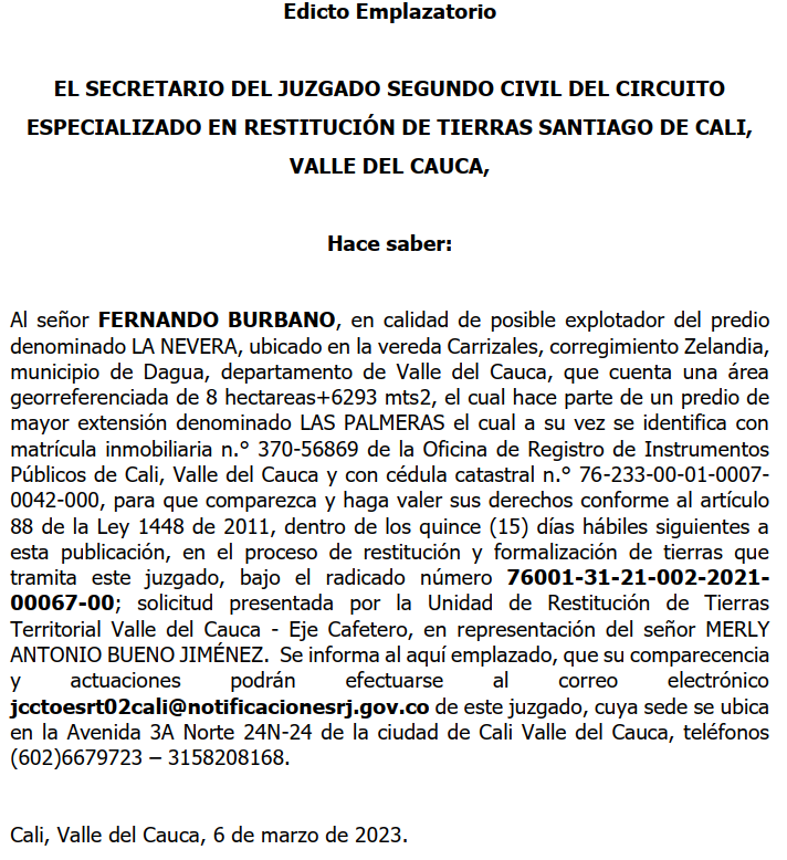 Imagen Edicto