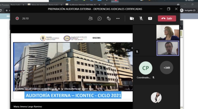 PREPARACIÓN AUDITORÍAS EXTERNAS DEPENDENCIAS JUDICIALES