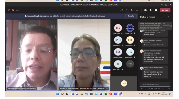 REUNIÓN MODELO PLAN DE ACCIÓN DEPENDENCIAS JUDICIALES