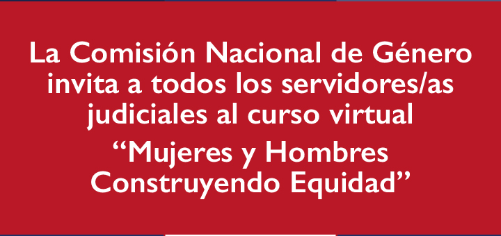 Curso “Escuela mujeres y hombres construyendo equidad para superar el machismo”