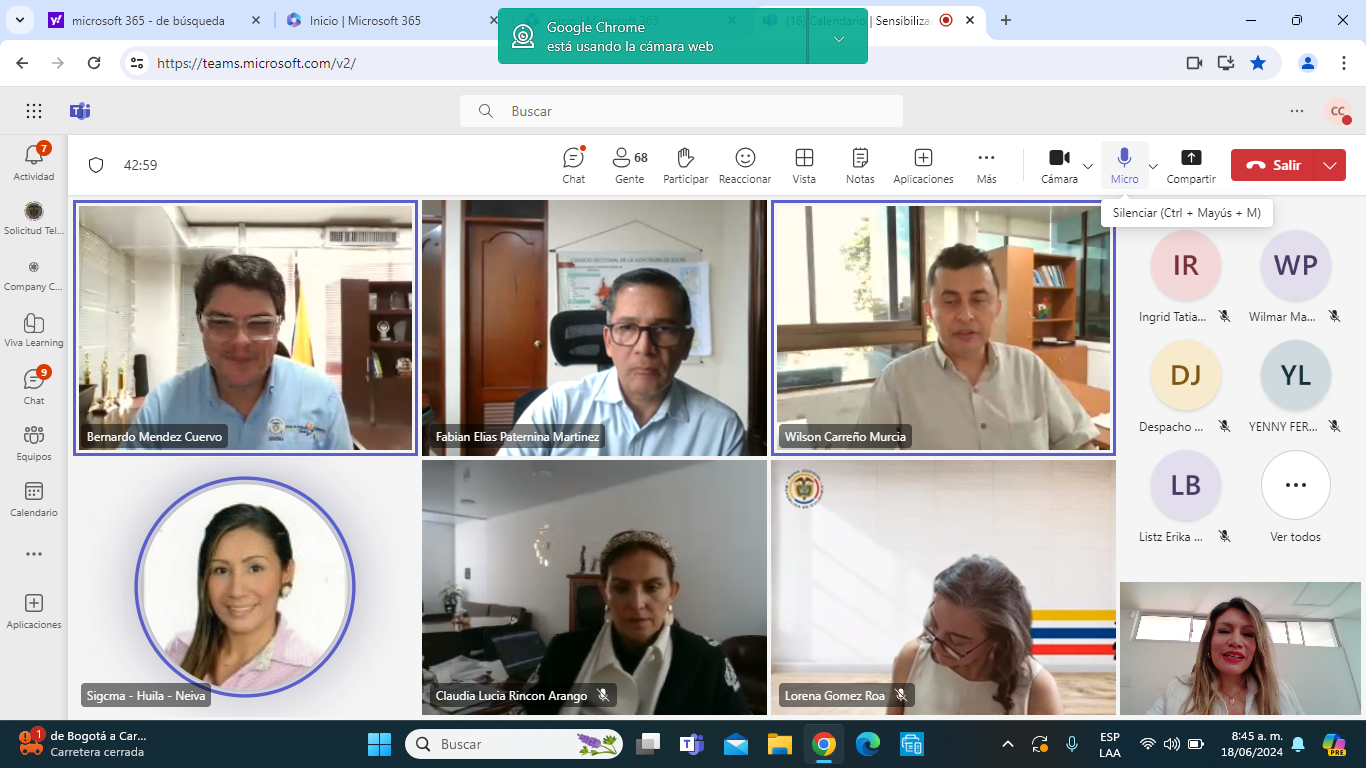 IMPLEMENTACIÓN DEL SISTEMA DE GESTIÓN ANTISOBORNO CONSEJOS SECCIONALES Y DIRECCIONES SECCIONALES DEL PAÍS