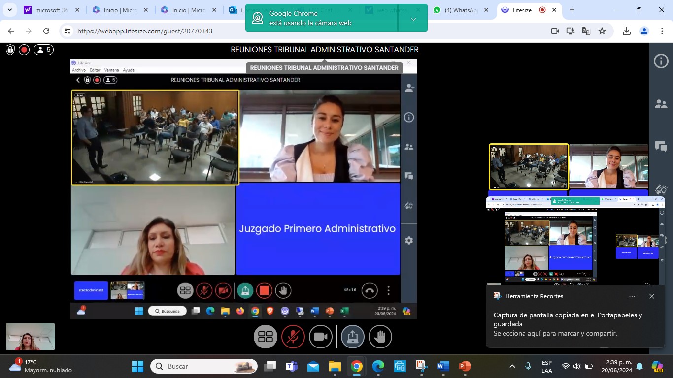 REUNIÓN SIGCMA – JURISDICCIÓN CONTENCIOSO ADMINISTRATIVO DE SANTANDER