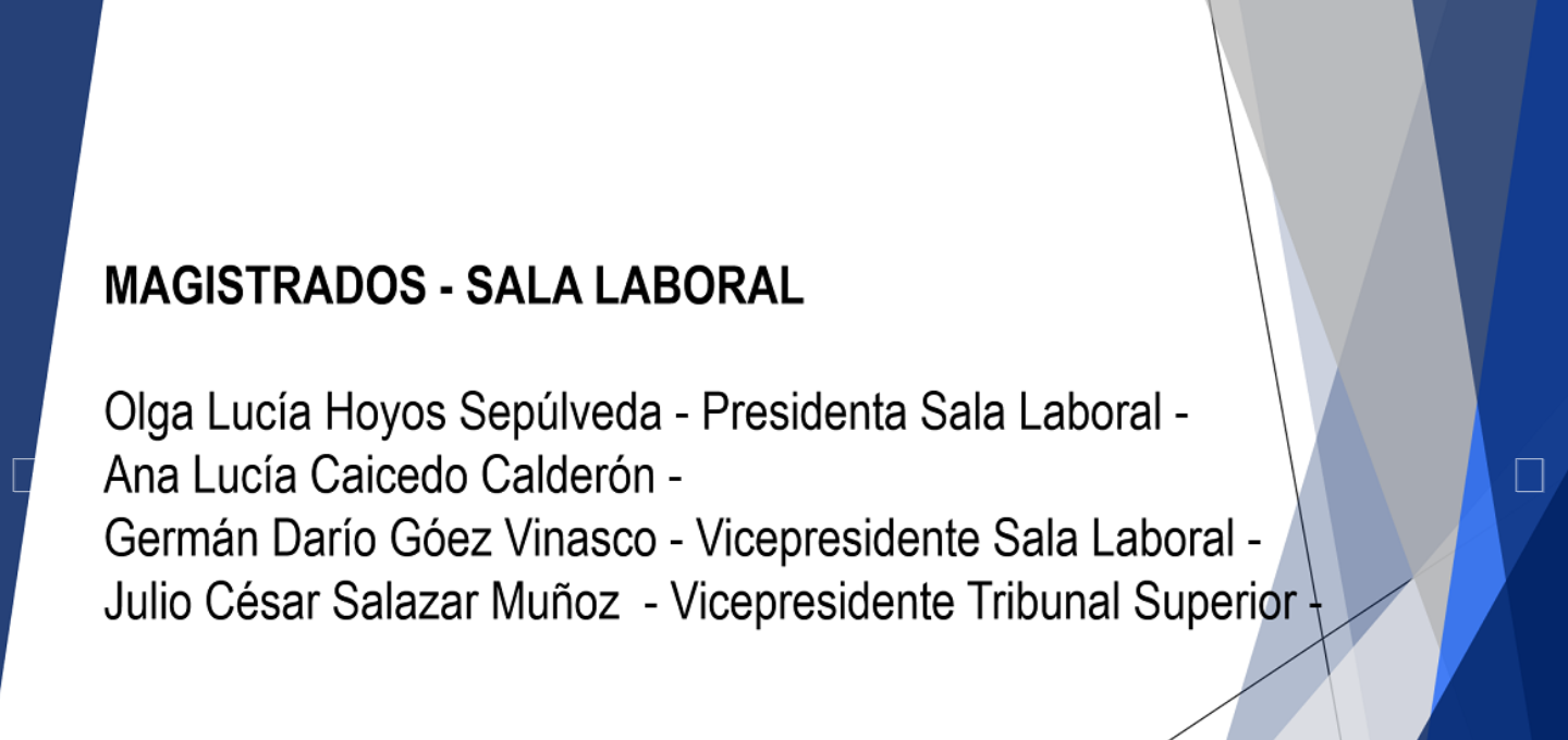 03.Magistrados Sala Laboral del Tribunal Superior de Pereira
