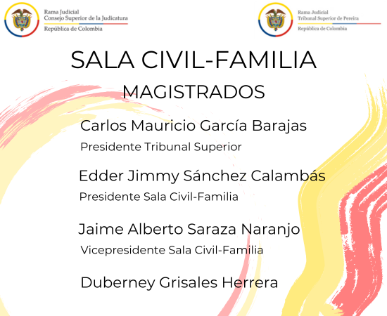 06.Magistrados de la Sala Civil-Familia del Tribunal Superior de Pereira