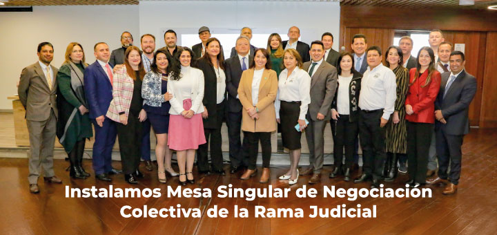 Consejo Superior de la Judicatura instaló mesa singular de negociación colectiva con organizaciones sindicales de la Rama Judicial