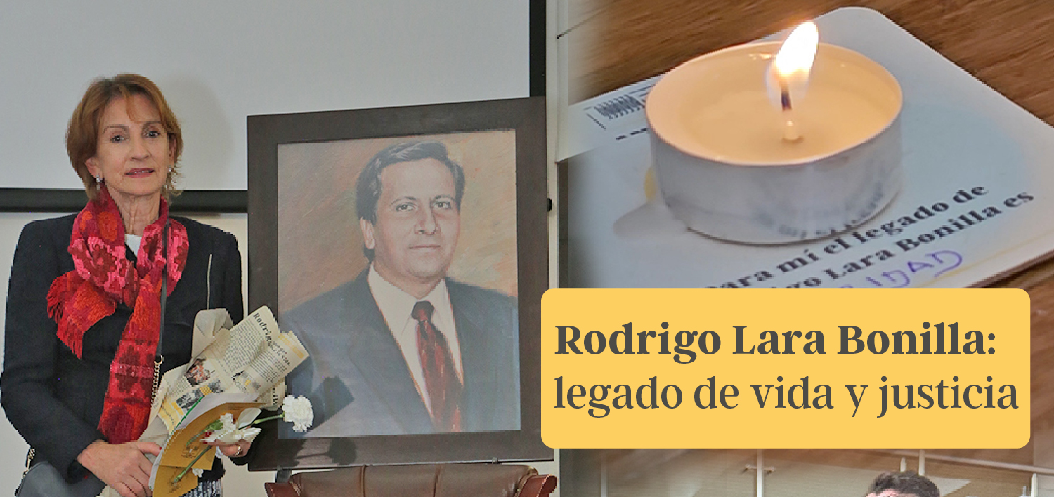 El Consejo Superior de la Judicatura recibió legado documental de Rodrigo Lara Bonilla, donado por su familia al Centro de Memoria del Palacio de Justicia