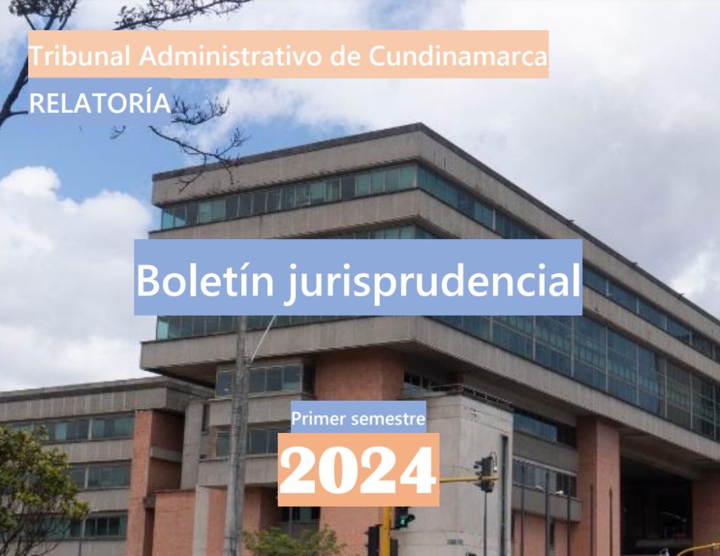 Boletín Jurisprudencial No. 050 - segundo semestre 2024