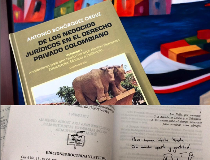 De los negocios jurídicos en el derecho privado Colombiano