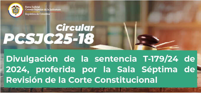 Circulares Consejo Superior de la Judicatura 2025