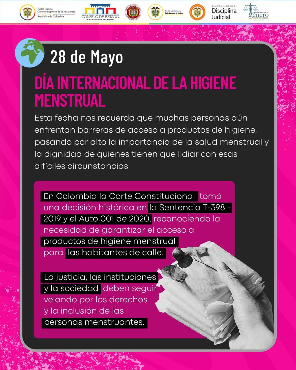 Día Internacional de la Higiene Menstrual