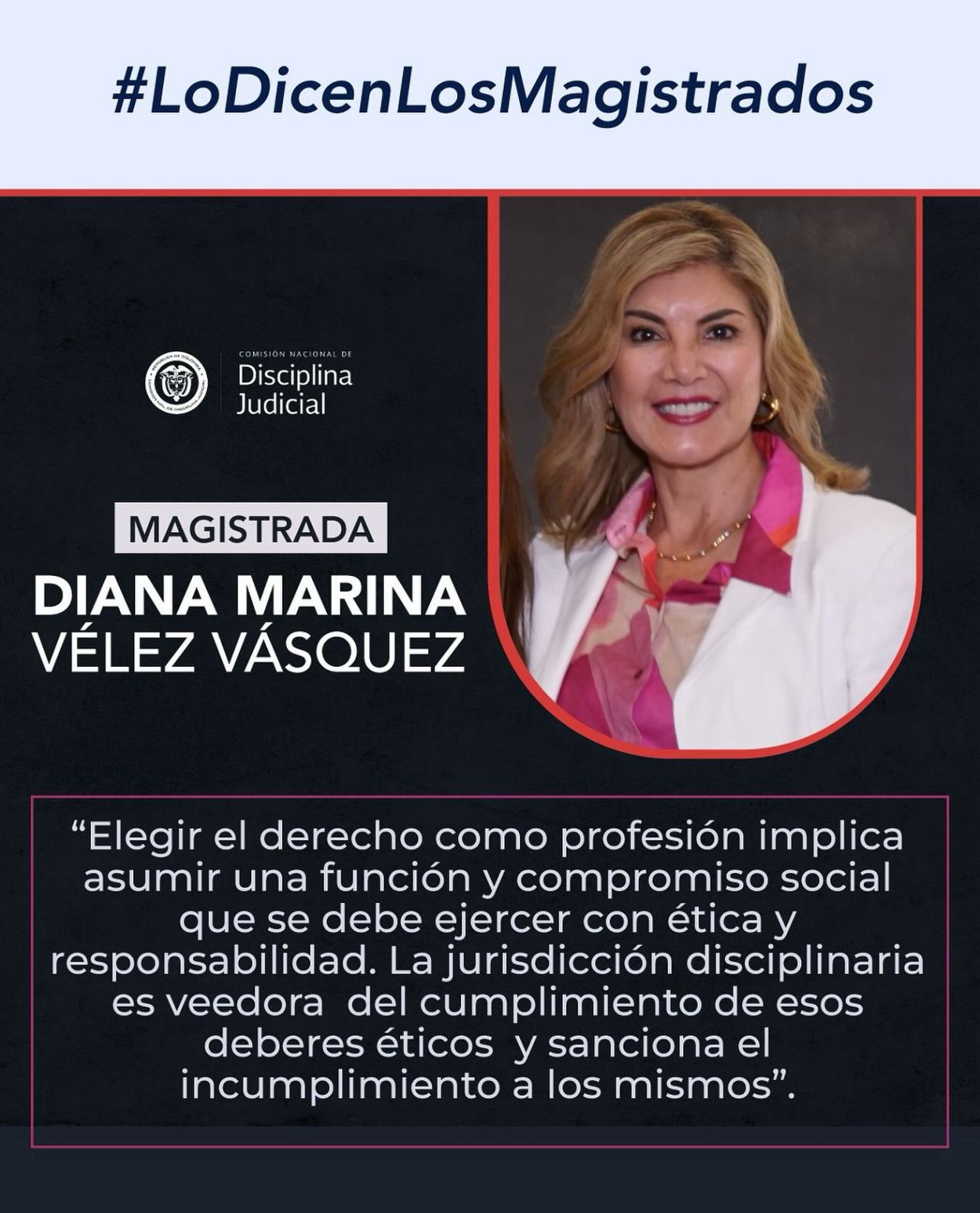 MAGISTRADA DIANA MARINA VÉLEZ VÁSQUEZ