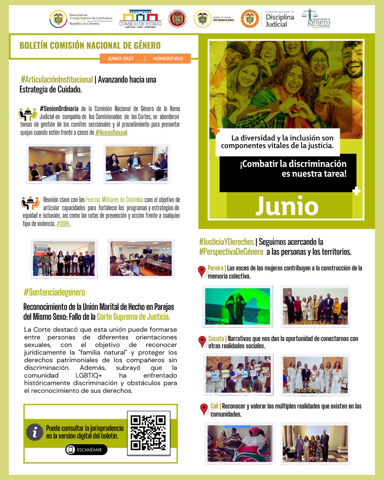 Boletín de Género No. 3 Junio 2025