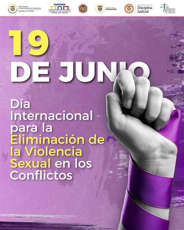 19 de Junio: Día Internacional para la eliminación de la Violencia Sexual en los Conflictos