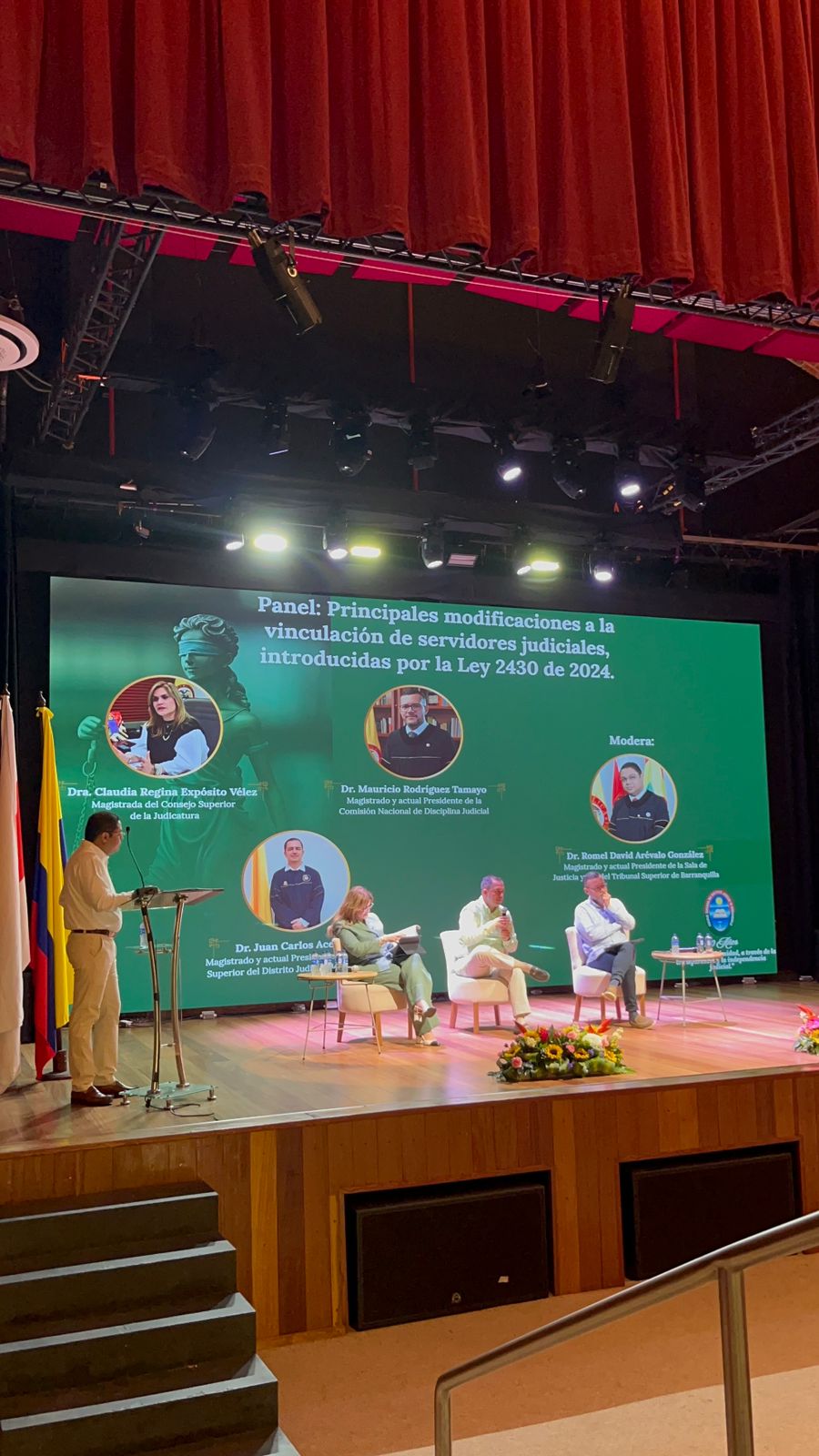 Participación en la conmemoración de los 120 años del Tribunal Superior de Barranquilla