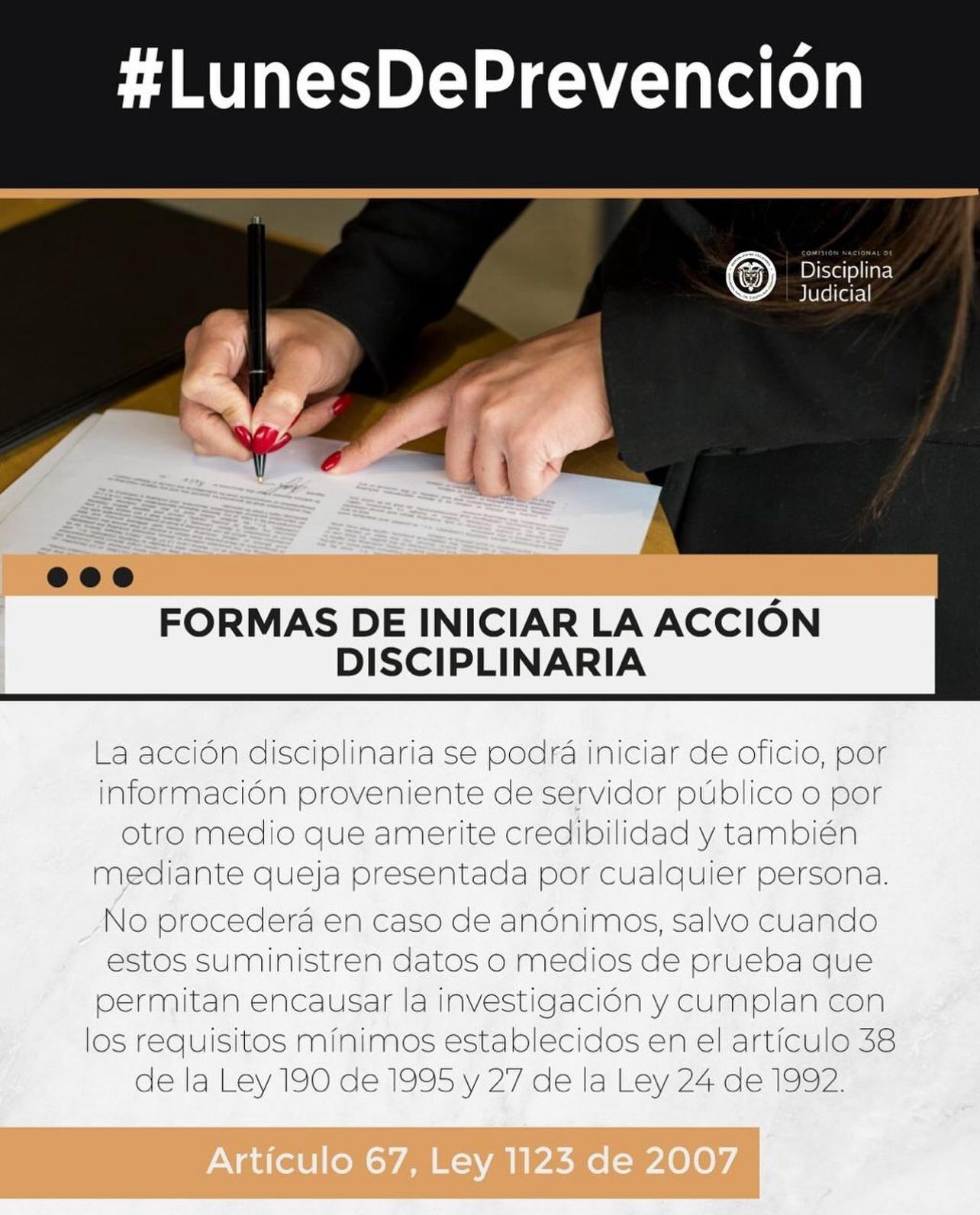 #LunesDePrevención