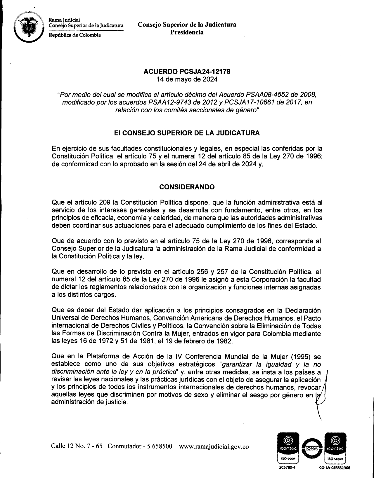 PSAA24 12178 del 14 de mayo de 2024