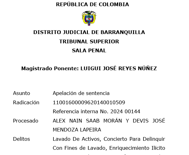 Conozca la sentencia antecedente que condujo a la aplicación de justicia restaurativa: Caso Alex Saab