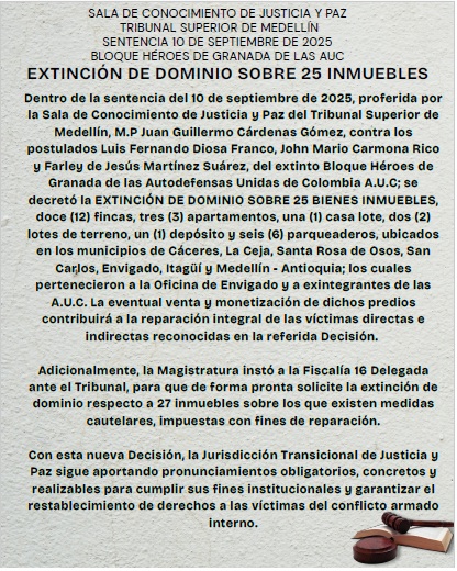 COMUNICADO A LA OPINIÓN PÚBLICA