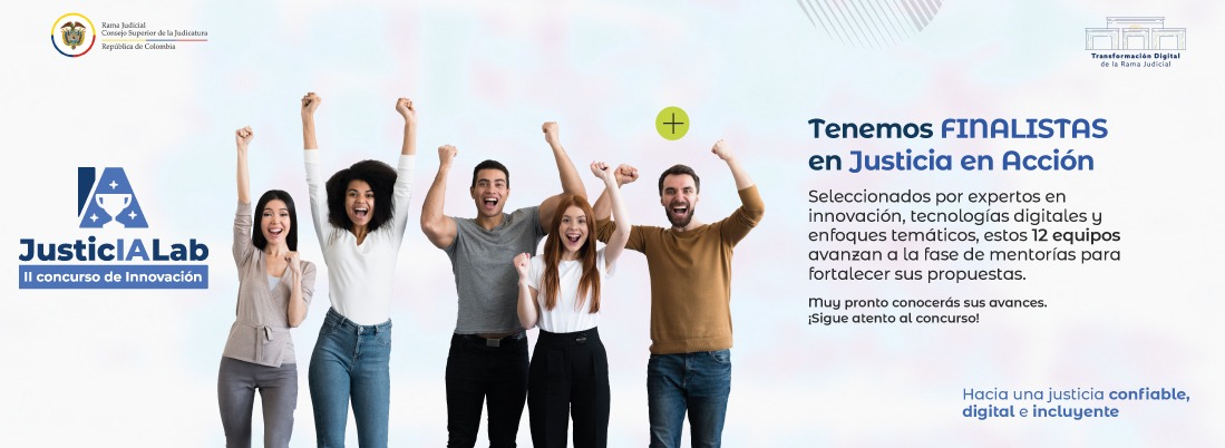 II Concurso de Innovación JusticIALab 2025 cerró con éxito la postulación de proyectos y presentó los finalistas de la categoría ‘Justicia en Acción’