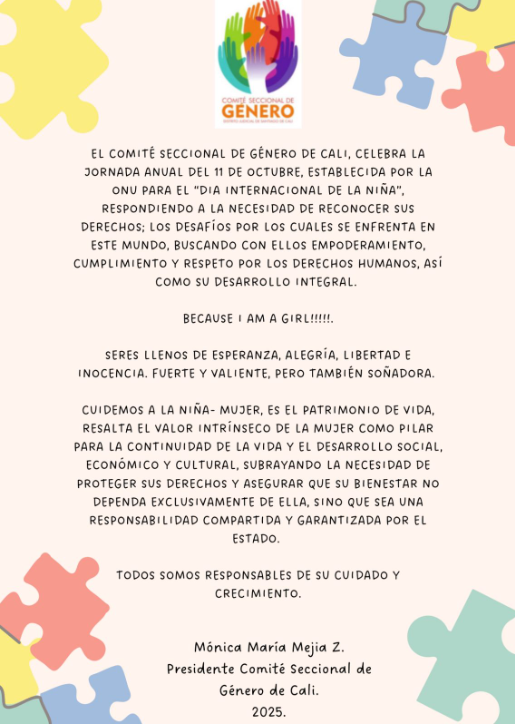 11 de Octubre: Día Internacional de la Niña