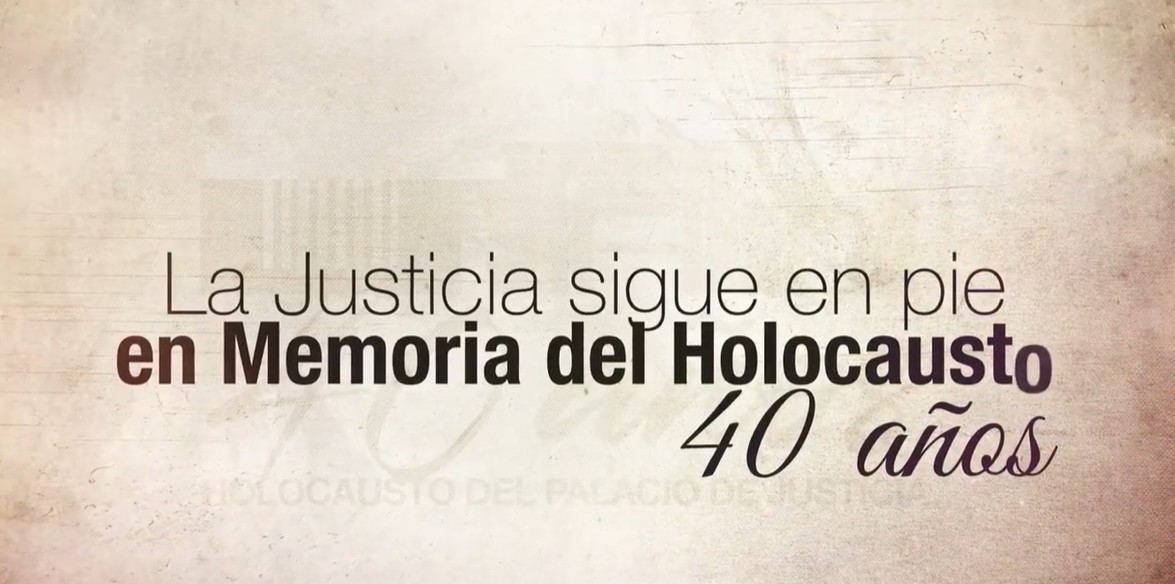 LA JUSTICIA SIGUE EN PIE: En Memoria del Holocausto. 40 años.
