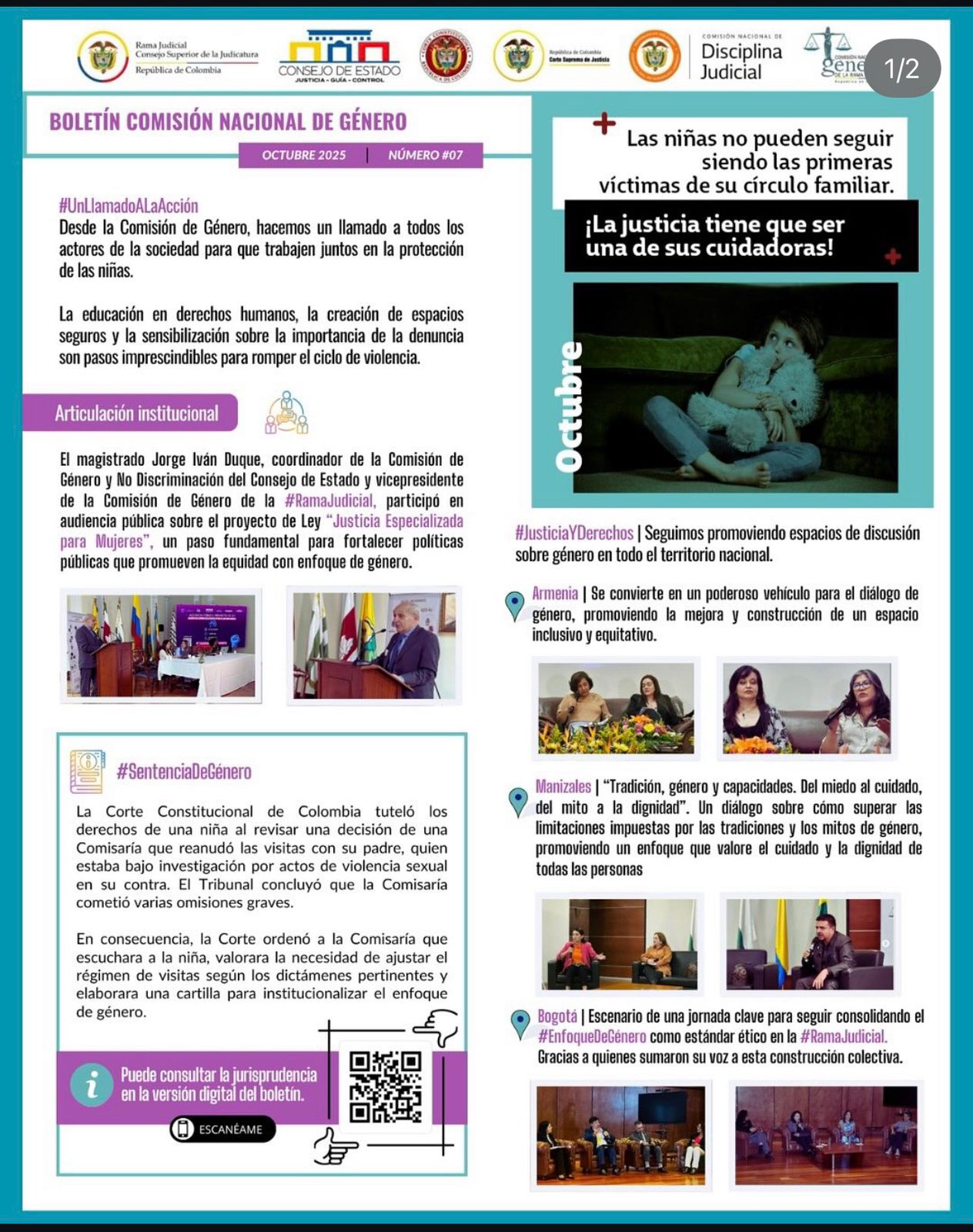 BOLETÍN COMISIÓN NACIONAL DE GENERO