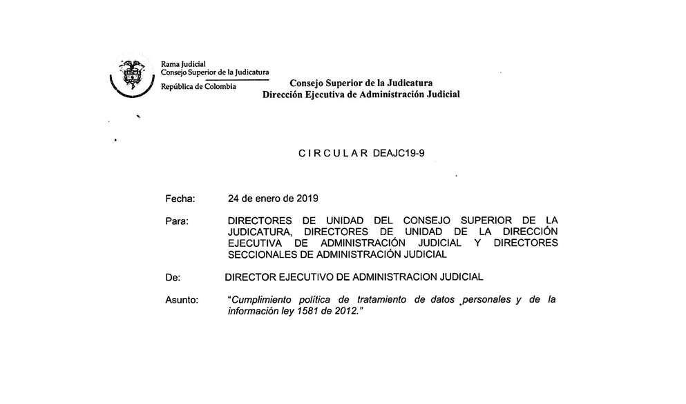Circular DEAJC19-9